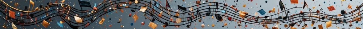 Musical notes and staff
